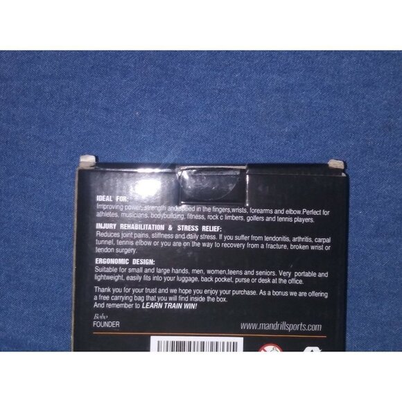 4 pc Hand Exerciser Grip Strength Trainer Kit Hand Grip Strengthener Kit Hand - Picture 10 of 11